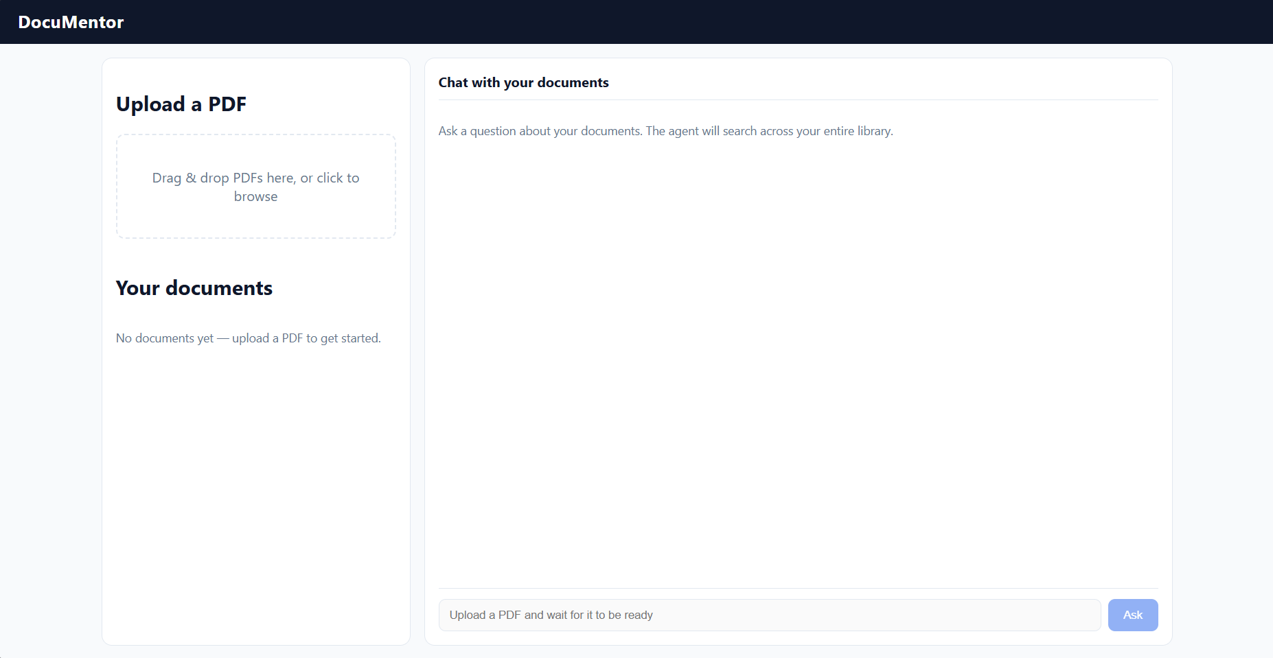 DocuMentor screenshot